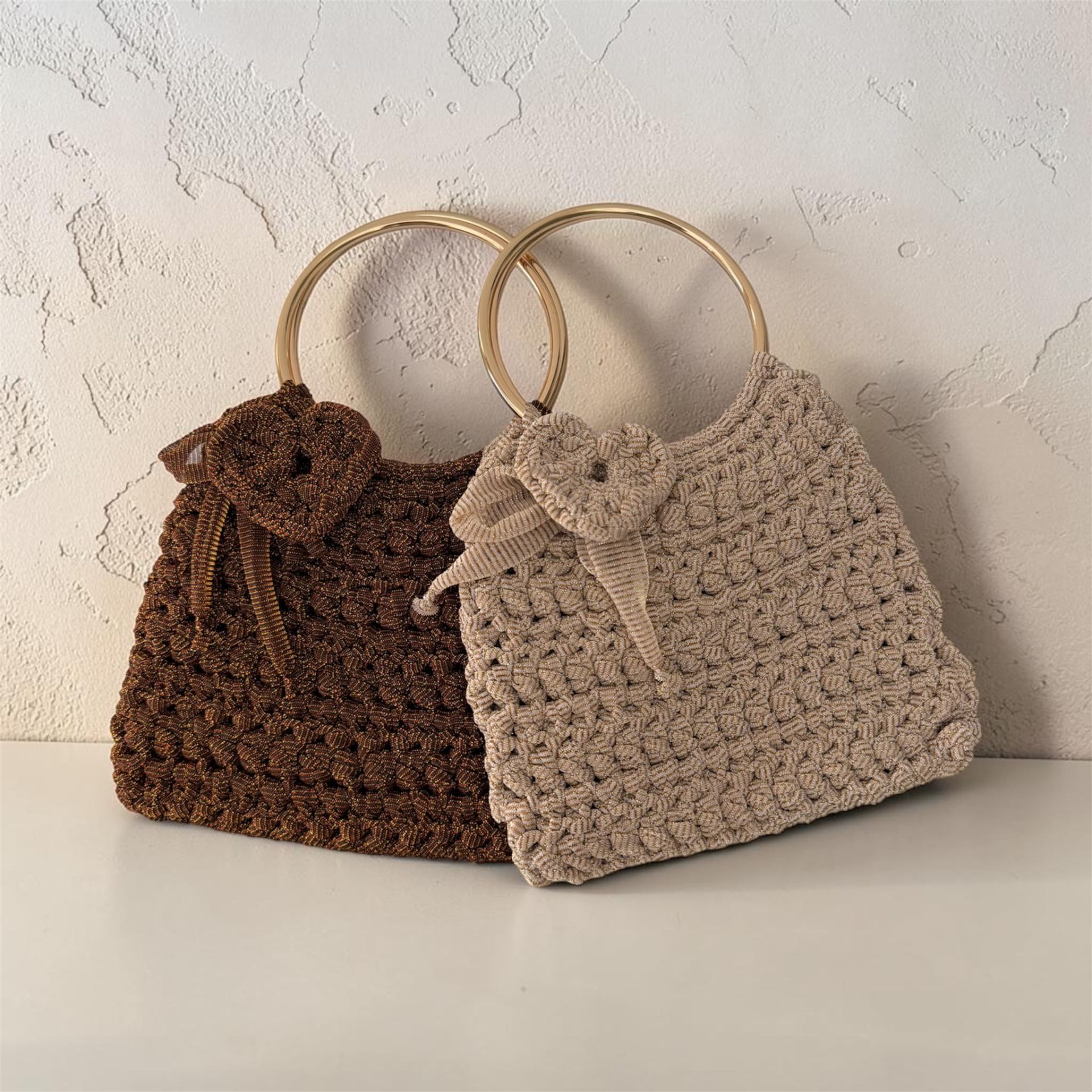 Bolsos tdetina CANDELA tejidos a mano